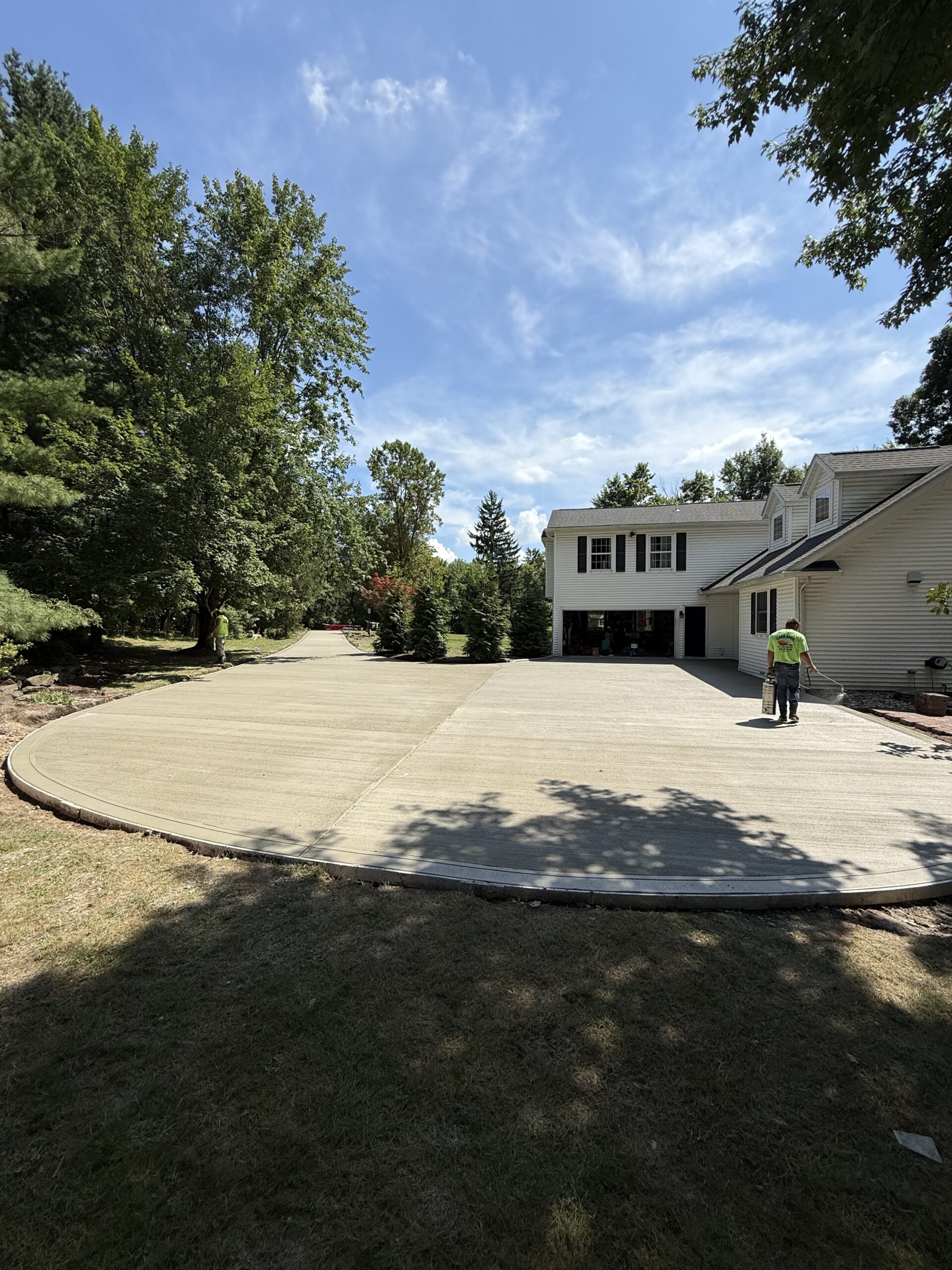 High-end outdoor living and concrete work by Tiny Construction LLC Avon Lake Ohio